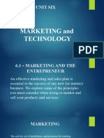 Unit 6 Marketing and Technology