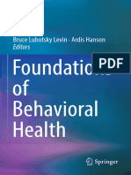 Foundations of Behavioral Health