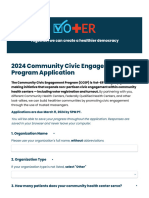 2024 Community Civic Engagement Program Application