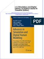 PDF Advances in Simulation and Digital Human Modeling 1St Edition Daniel N Cassenti Editor Ebook Full Chapter