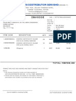 White Simple Minimalist Business Invoice