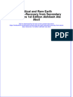 PDF Critical and Rare Earth Elements Recovery From Secondary Resources 1St Edition Abhilash Ata Akcil Ebook Full Chapter