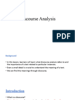 Discourse Analysis 01