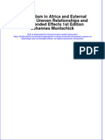 Full Chapter Regionalism in Africa and External Partners Uneven Relationships and Unintended Effects 1St Edition Johannes Muntschick PDF