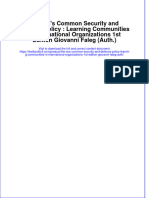 The EU's Common Security and Defence Policy: Learning Communities in International Organizations 1st Edition Giovanni Faleg (Auth.)