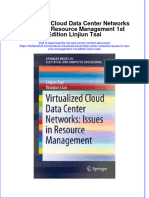 PDF Virtualized Cloud Data Center Networks Issues in Resource Management 1St Edition Linjiun Tsai Ebook Full Chapter