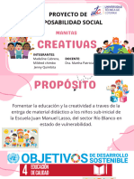 Proyecto Manitas Creativas