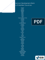 IDB Member Countries For Taleo Application Process