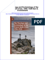 (Download PDF) The Theology and Ecclesiology of The Prayer Book Crisis 1906 1928 Dan D Cruickshank Online Ebook All Chapter PDF