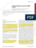 Assessment of Specimen Pooling To Conserve SARS - Really Good