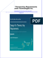 Ebook Design For Thermal Key Requirements Qualcomm Technologies Inc Online PDF All Chapter