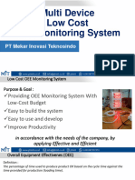 Multi Device Low Cost OEE Monitoring System