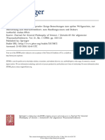 Springer Journal For General Philosophy of Science / Zeitschrift Für Allgemeine Wissenschaftstheorie