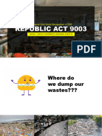 RA 9003 - Ecological Solid Waste Management (Lawagon)