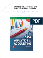 Ebook Ise Data Analytics For Accounting 3Rd Edition Vernon Richardson Professor Online PDF All Chapter