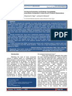 Color Match Clinical Evaluation and Patients Acceptability For A Single Shade Universal Resin Composite in Class III and V Anterior Restorations