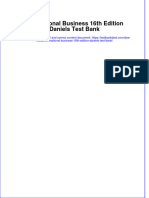 Full International Business 16Th Edition Daniels Test Bank Online PDF All Chapter