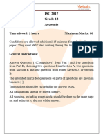 Isc Class 12 Accountancy Question Paper 2017