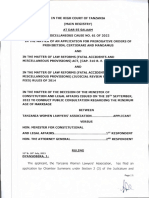 MD, Mendez - Minimum Age of Marriage, Leave To File Judicial Review, Rebecca Gyumi Case, Locus Standi, TAWLA v. Minister of Constitutional