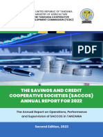 The Savings and Credit Cooperative Societies (Saccos) Annual Report For 2022