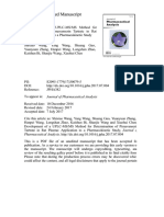 Development of A UPLC-MSMS Method For Determinatio