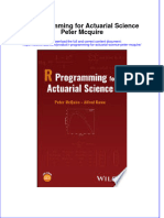 R Programming For Actuarial Science Peter Mcquire Full Chapter PDF