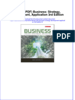 Full Download PDF of (Ebook PDF) Business: Strategy, Development, Application 3rd Edition All Chapter