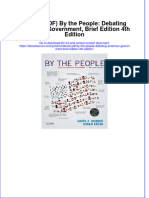 Full Download PDF of (Ebook PDF) by The People: Debating American Government, Brief Edition 4th Edition All Chapter