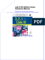 Instant Download PDF 3 2 1 Code It 5th Edition Green Solutions Manual Full Chapter