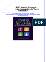 Full Download PDF of (Ebook PDF) Modern Economic Regulation: An Introduction To Theory and Practice All Chapter