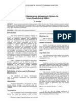 PMMS For Urban Roads Using HDM 4