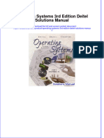 (Download PDF) Operating Systems 3rd Edition Deitel Solutions Manual Full Chapter