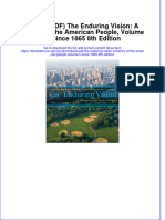 Full Download PDF of (Ebook PDF) The Enduring Vision: A History of The American People, Volume II: Since 1865 8th Edition All Chapter