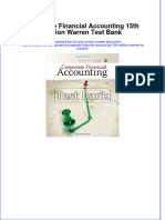 Instant Download PDF Corporate Financial Accounting 15th Edition Warren Test Bank Full Chapter