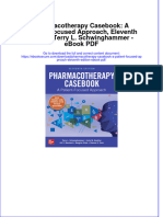 4198 (Ebook PDF) Pharmacotherapy Casebook: A Patient-Focused Approach, Eleventh Edition Terry L. Schwinghammer - Ebook PDF All Chapter