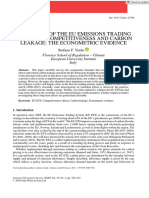 Journal of Economic Surveys - 2020 - Verde - THE IMPACT OF THE EU EMISSIONS TRADING SYSTEM ON COMPETITIVENESS AND CARBON
