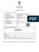 GST Registraction Certificate