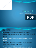 Geomorphology Grade 10