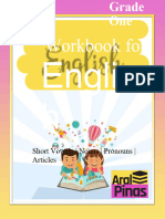 English Workbook - Grade 1