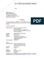 Cotizacion Dotacion Edentaiment Sas 2024 Petpos Chalecos y Chaqueta Rompevientos