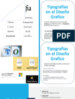 Tipografías en El Diseño Grafico