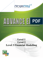 Advanced Excel Fin Modelling