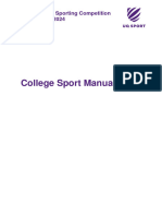 College Sports Rep Manual