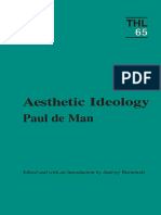 Aesthetic Ideology (1996), Paul de Man