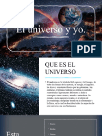 El Universo y Yo Procesamiento de Informacion Por Medios Dijitales.