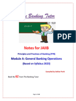 JAIIB - PPB - All Modules Notes