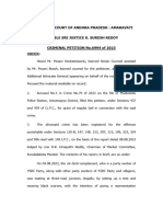 In The High Court of Andhra Pradesh: Amaravati Hon'Ble Sri Justice K. Suresh Reddy CRIMINAL PETITION No.6994 of 2023