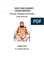 The Great King Agrasen Maharaj A Brief Introduction