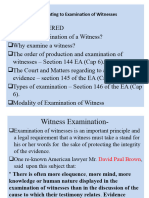 Examination of Witnesses 2