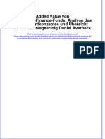 Added Value Von Behavioral-Finance-Fonds: Analyse Des Investmentkonzeptes Und Übersicht Über Den Anlageerfolg Daniel Averbeck